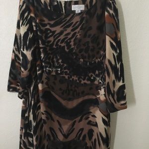 Jessica Simpson animal print dress